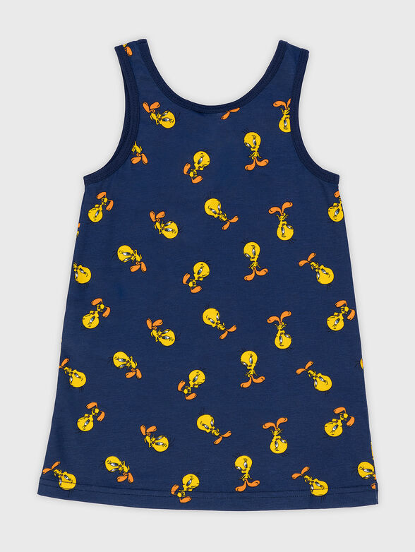 Lankau casual dress with cartoon print - 2