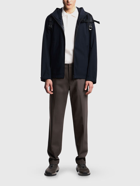 Cotton polo shirt with short sleeves - 2