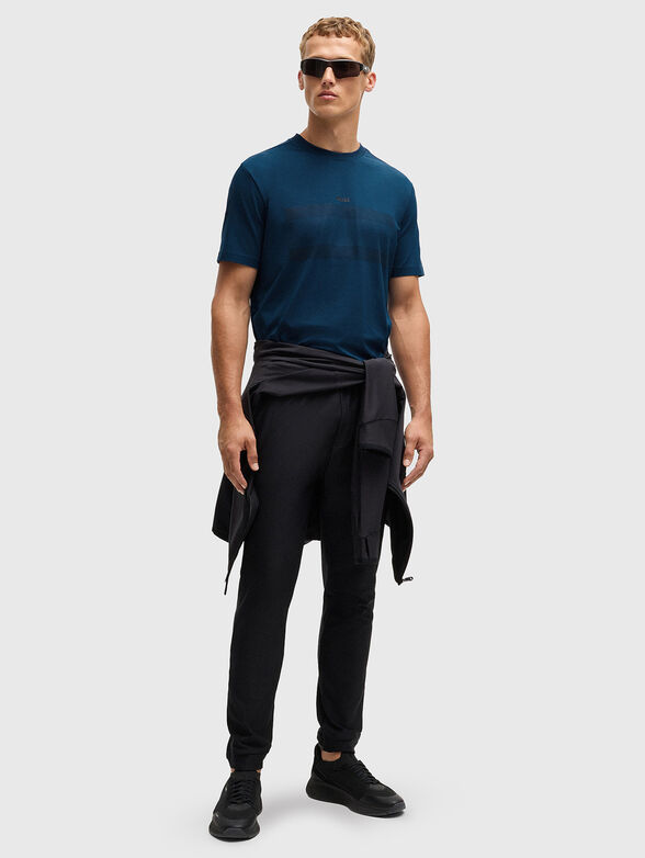 Black T-shirt with print - 2