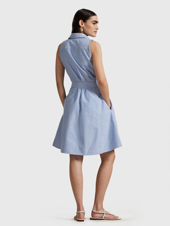 Shirt dress with logo embroidery - 2