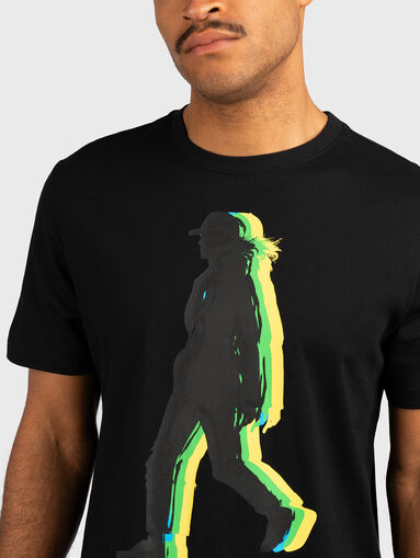 Oval neckline T-shirt - 5