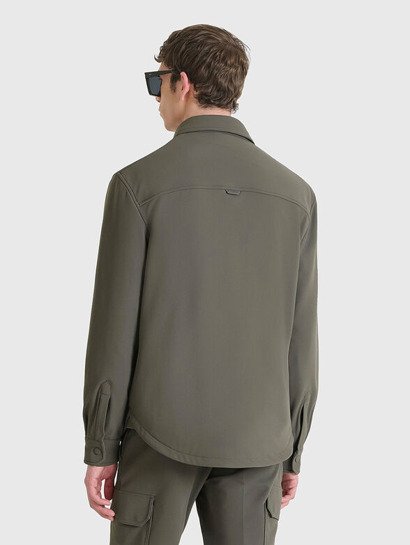 Overshirt with pockets and buttons - 2