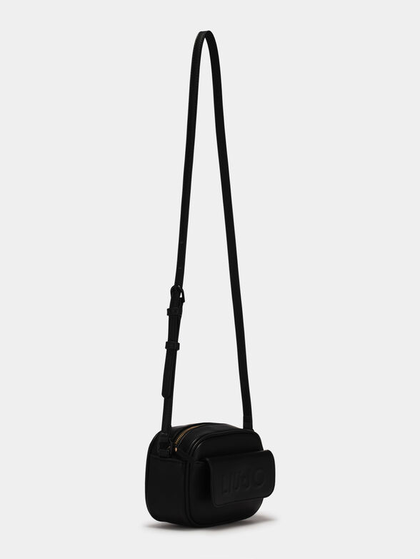 Crossbody bag with pocket and logo - 2