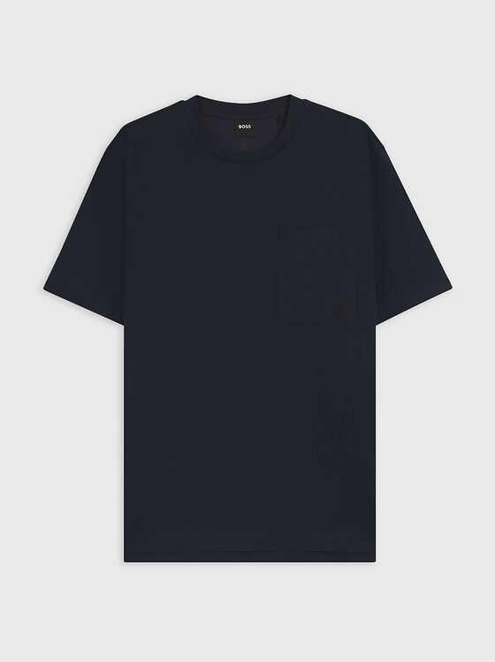 T-shirt with oval neckline - 1