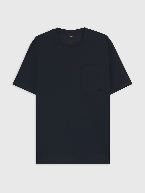 T-shirt with oval neckline - 1