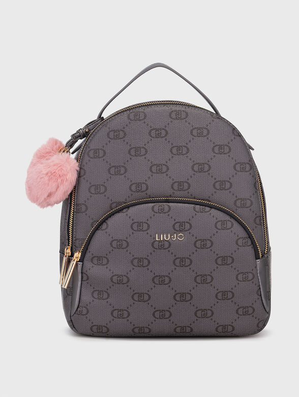 Backpack with monogram print - 1