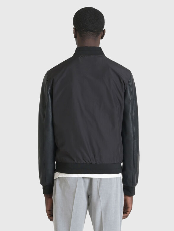 Bomber jacket with logo detail - 2