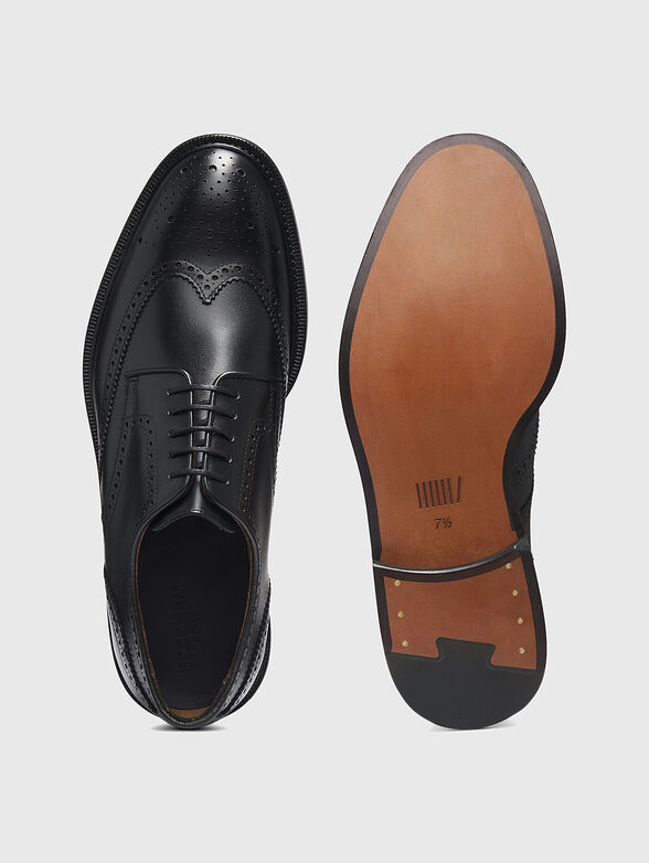 MOSBY leather Derby shoes - 4