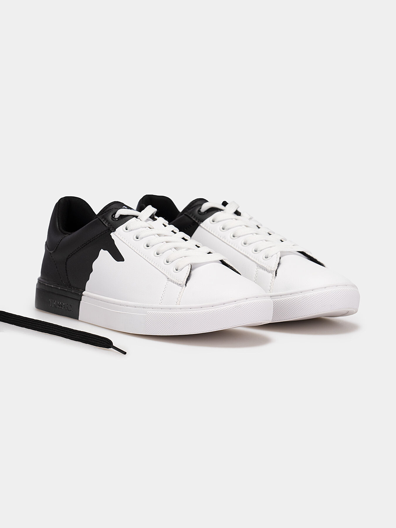 DEREK sneakers with color-block effect brand TRUSSARDI