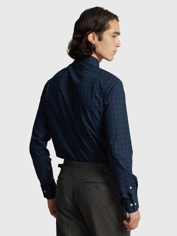 Cotton shirt with embroidered logo - 3