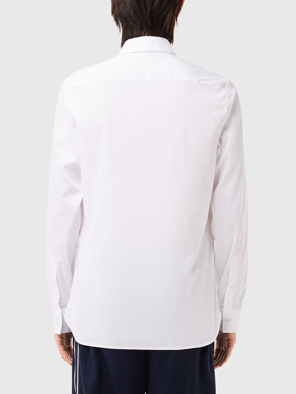 Black cotton poplin shirt - 3