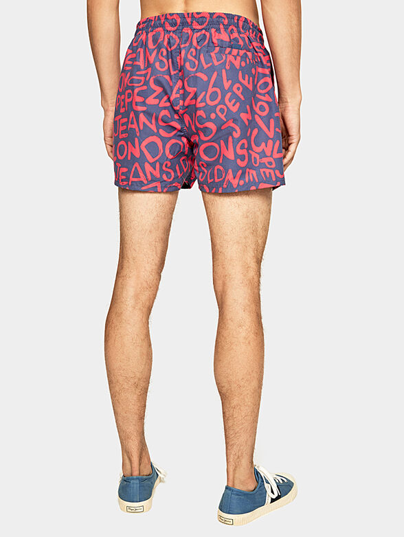 KEN beach shorts with print - 3