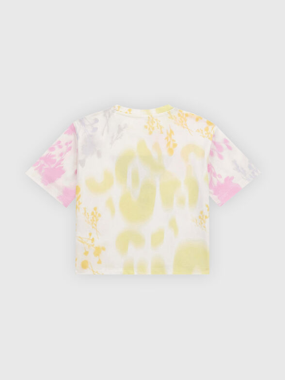 Multicolour T-shirt with logo print - 2