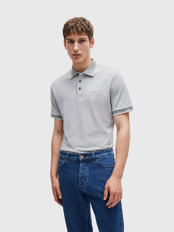 Polo shirt with accent trims - 1