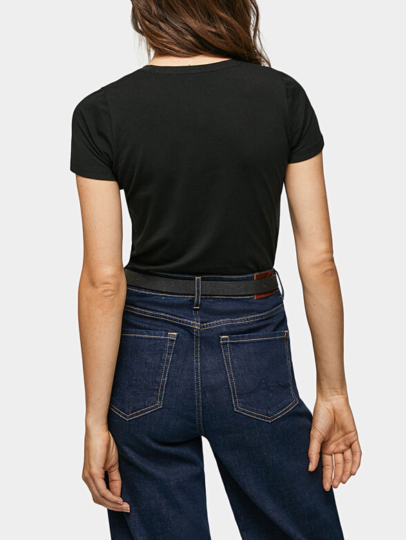 NEW VIRGINIA black T-shirt with logo detail - 3