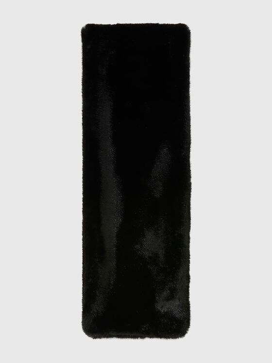 Черен шал от еко косъм - 1