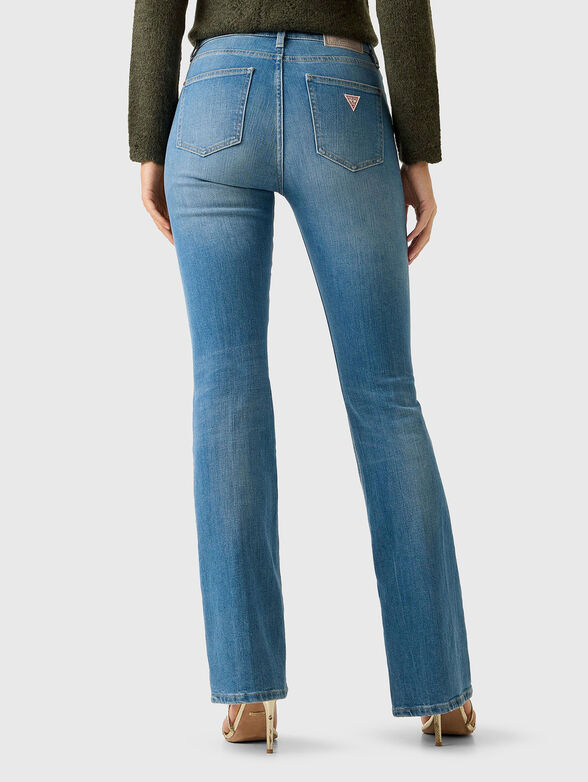 Flared jeans with a washed effect  - 2