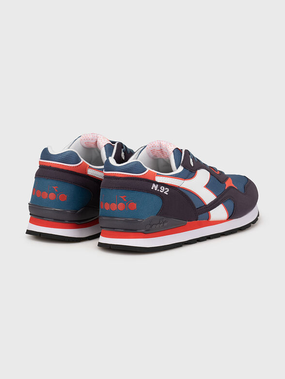 N.92 black sports shoes - 3