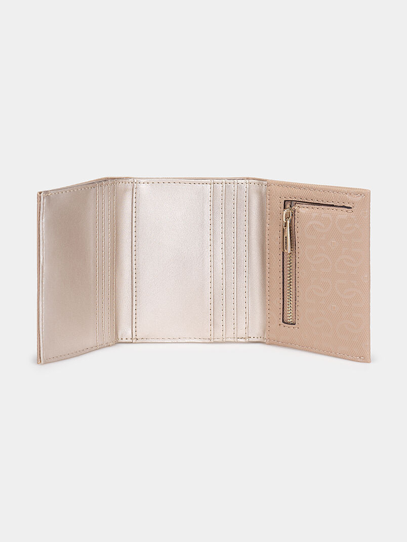 Small wallet with monogram print - 3