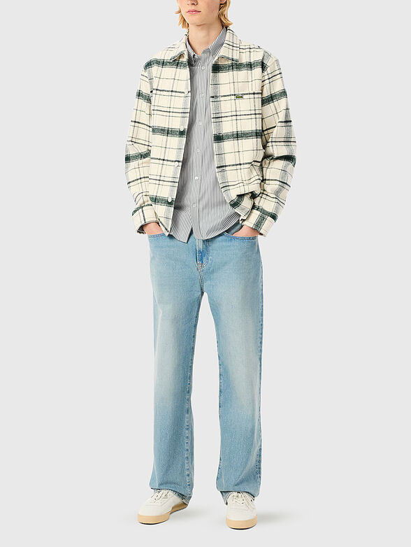 Long sleeve logo cotton shirt - 2