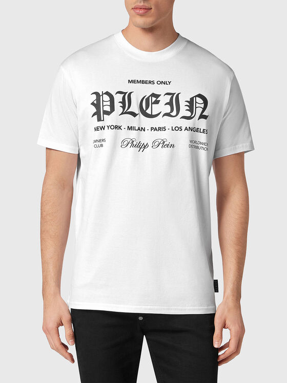 Logo print T-shirt in cotton  - 1