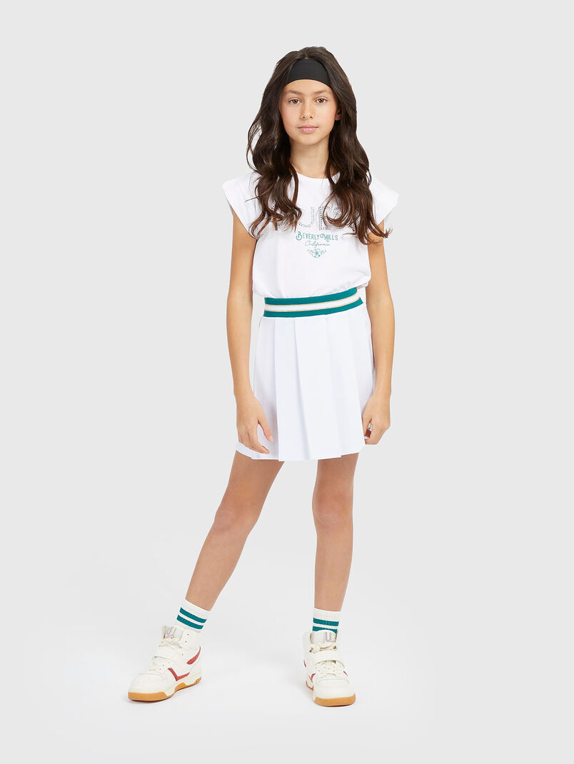 White pleated skirt  - 3