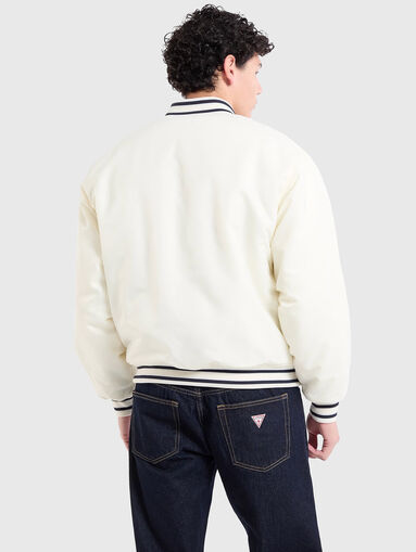 Bomber jacket with logo embroidery - 3