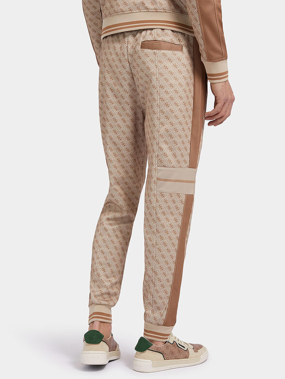 Guess, Marshall Jogging Pants, Beige Blanco