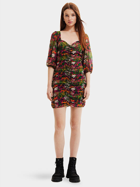 LARA dress with floral print - 1