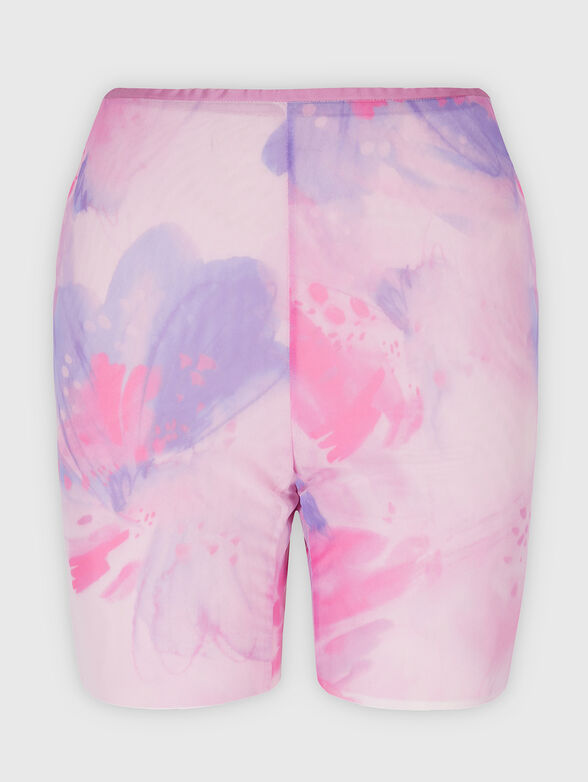 Shorts with abstract print - 1