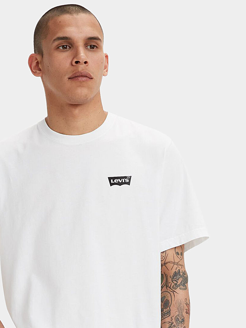 Levi’s® white T-shirt with logo print on the back - 3