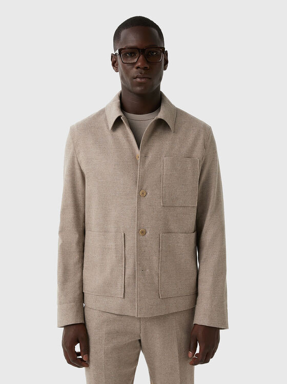 Вълнено яке MIRCO с копчета - 1