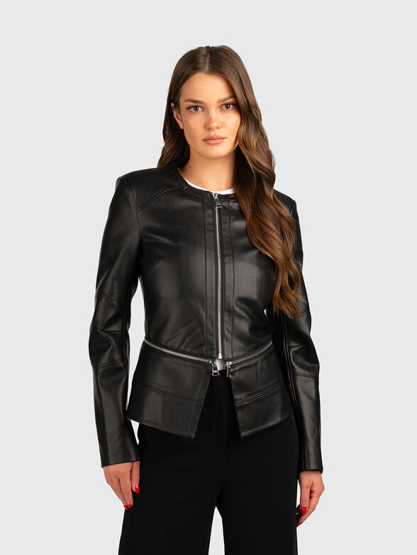 Faux leather jacket - 1