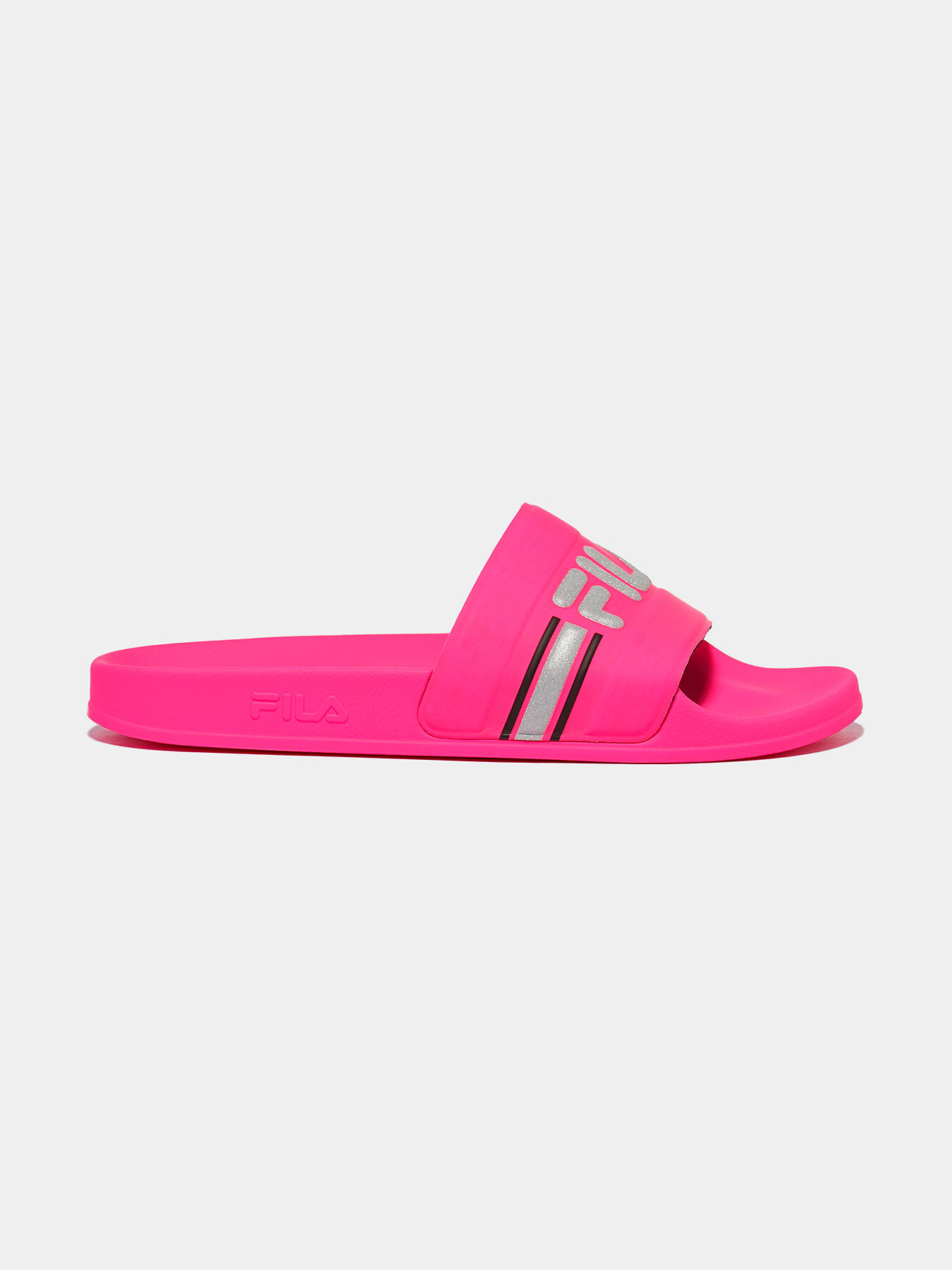 Fila pink slippers online