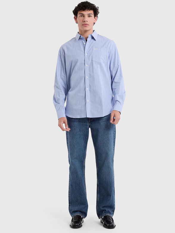 Light blue cotton shirt - 2