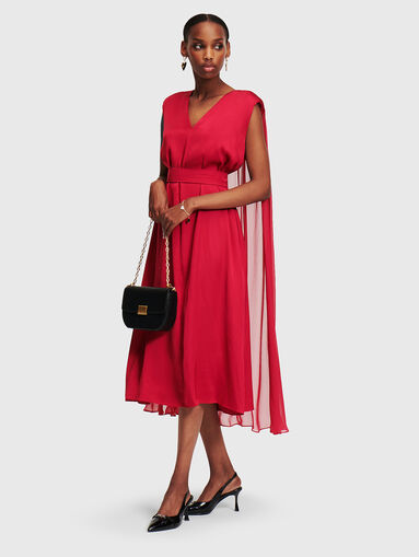 Dress with cape - 5