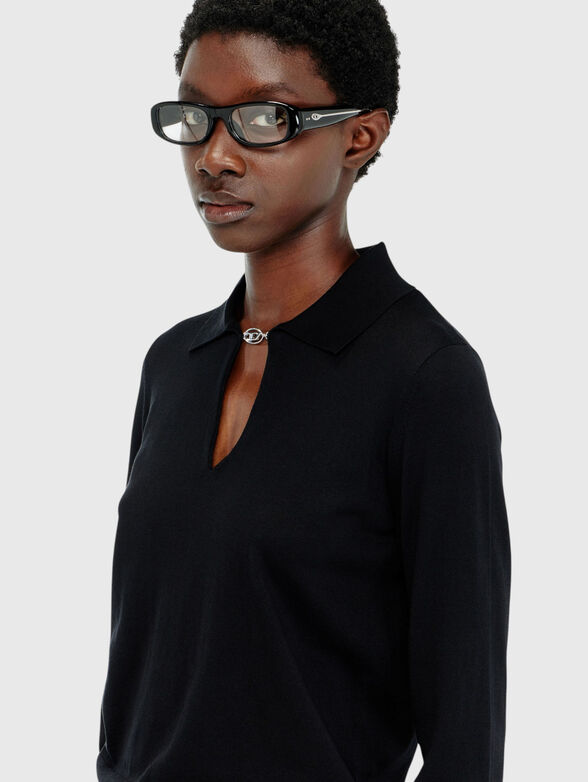Cotton and silk sweater - 4
