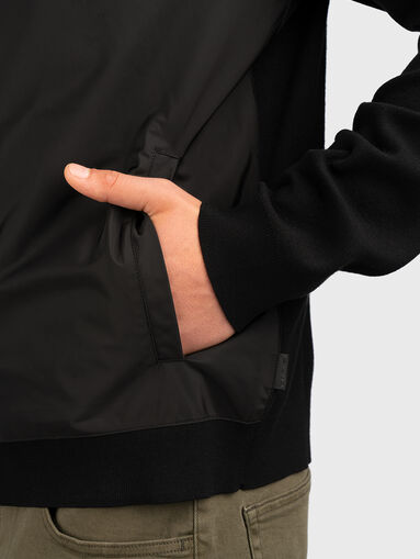 Sweatshirt in contrasting textures - 5