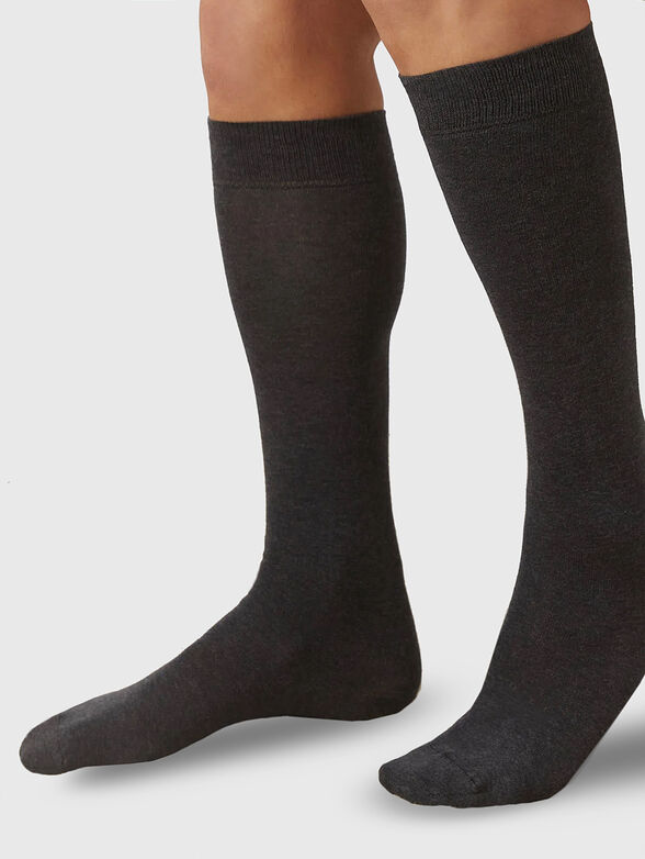 Set of three pairs of black socks - 2