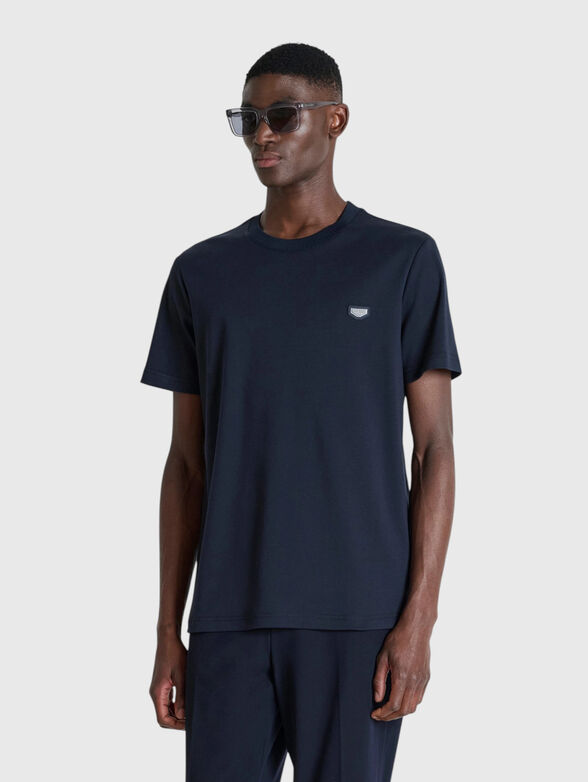 Cotton T-shirt with logo detail - 1