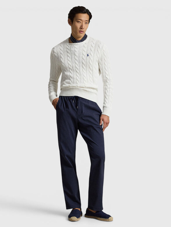 Trousers with elastic waist - 4