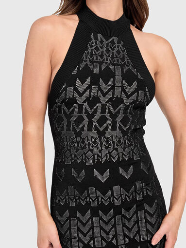 BILLIE openwork knit mini dress - 3