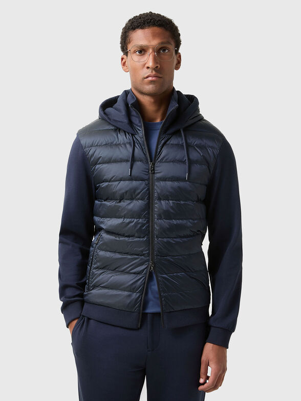SVEN cotton blend jacket with quilted effect - 1