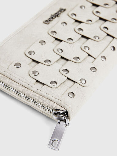 Large coin purse with studs - 5