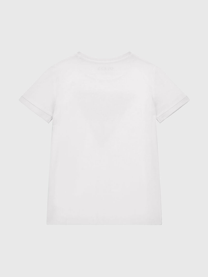 T-shirt with tropical logo print - 3