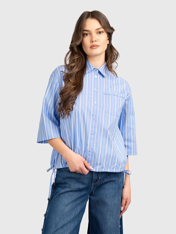 Striped shirt with pocket - 1