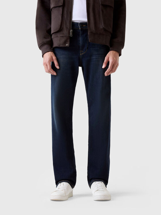 Тъмносини прави дънки MASON - 1