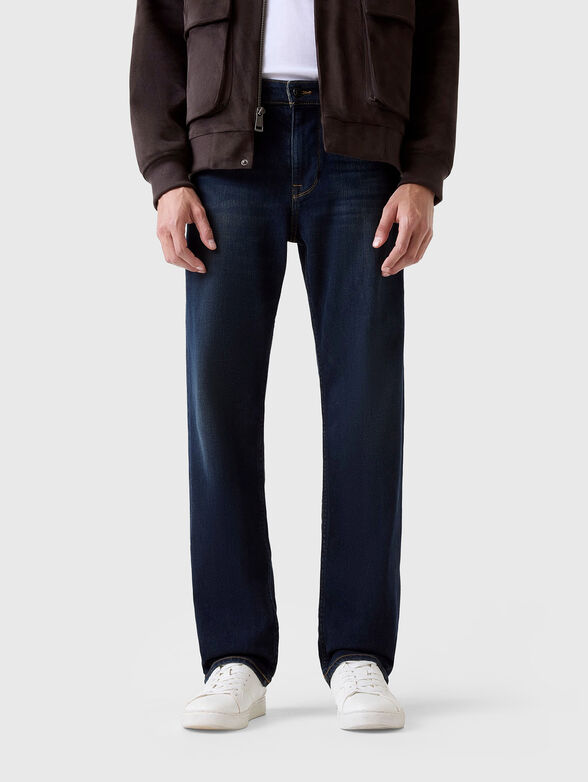MASON dark blue straight fit jeans - 1