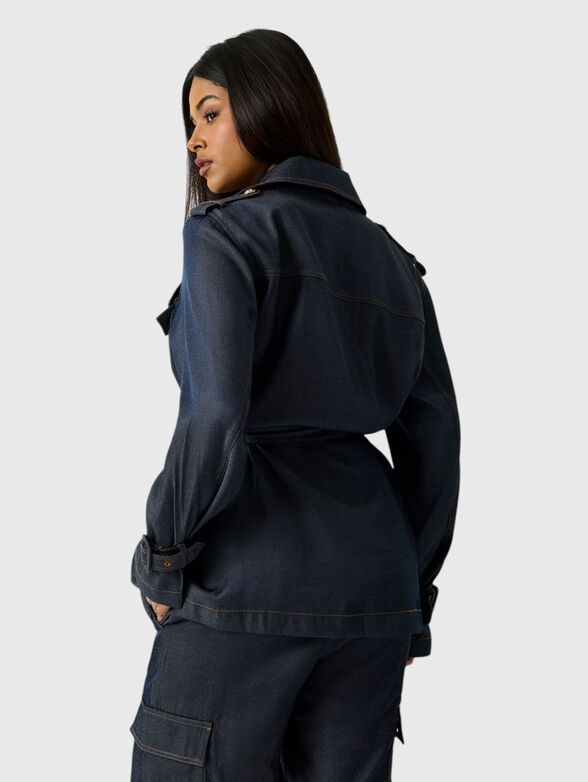 REGINE denim trench coat  - 3