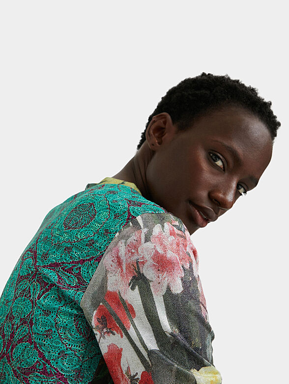 MIRNA blouse with art print - 3